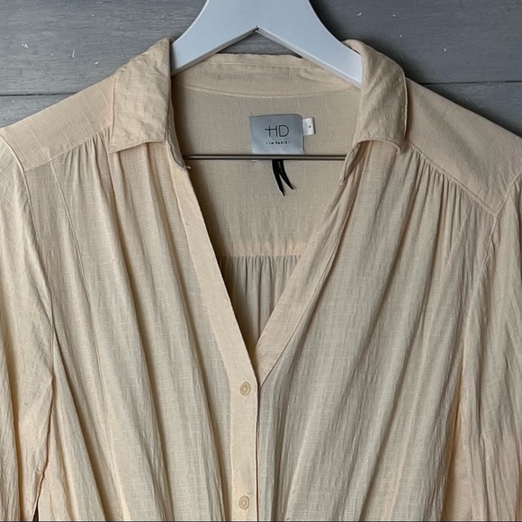 HD in Paris “Carmina” Tie Waist Shirt Dress Anthropologie - Picture 9 of 12